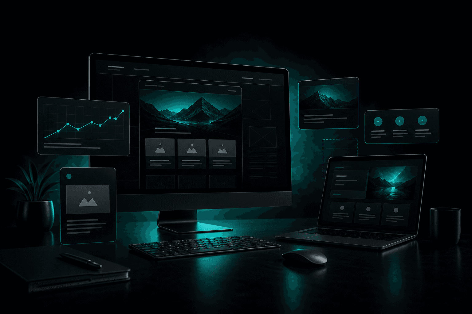 Workspace for website creation