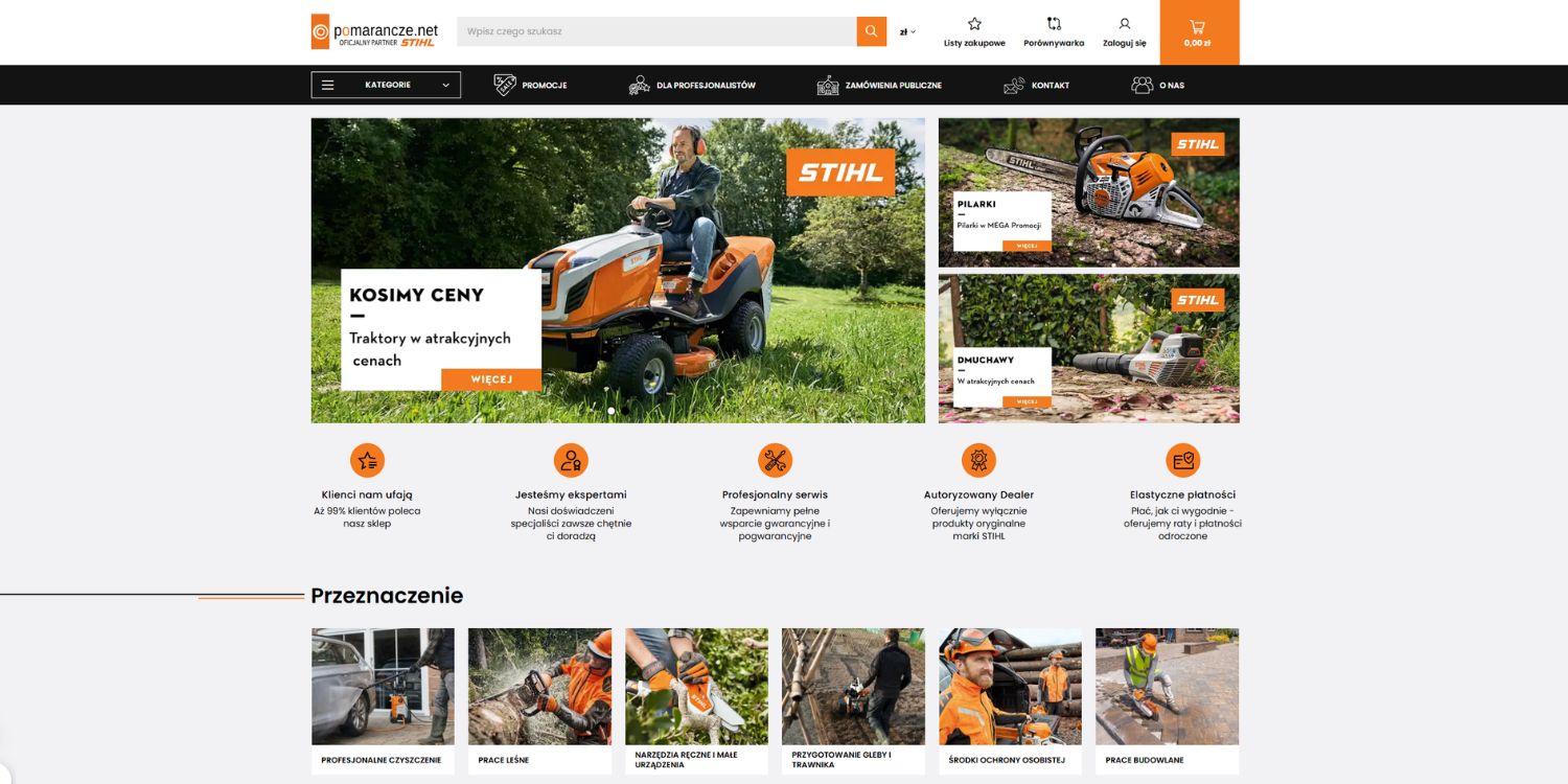Pomarancze.net - autoryzowany sklep online i serwis STIHL