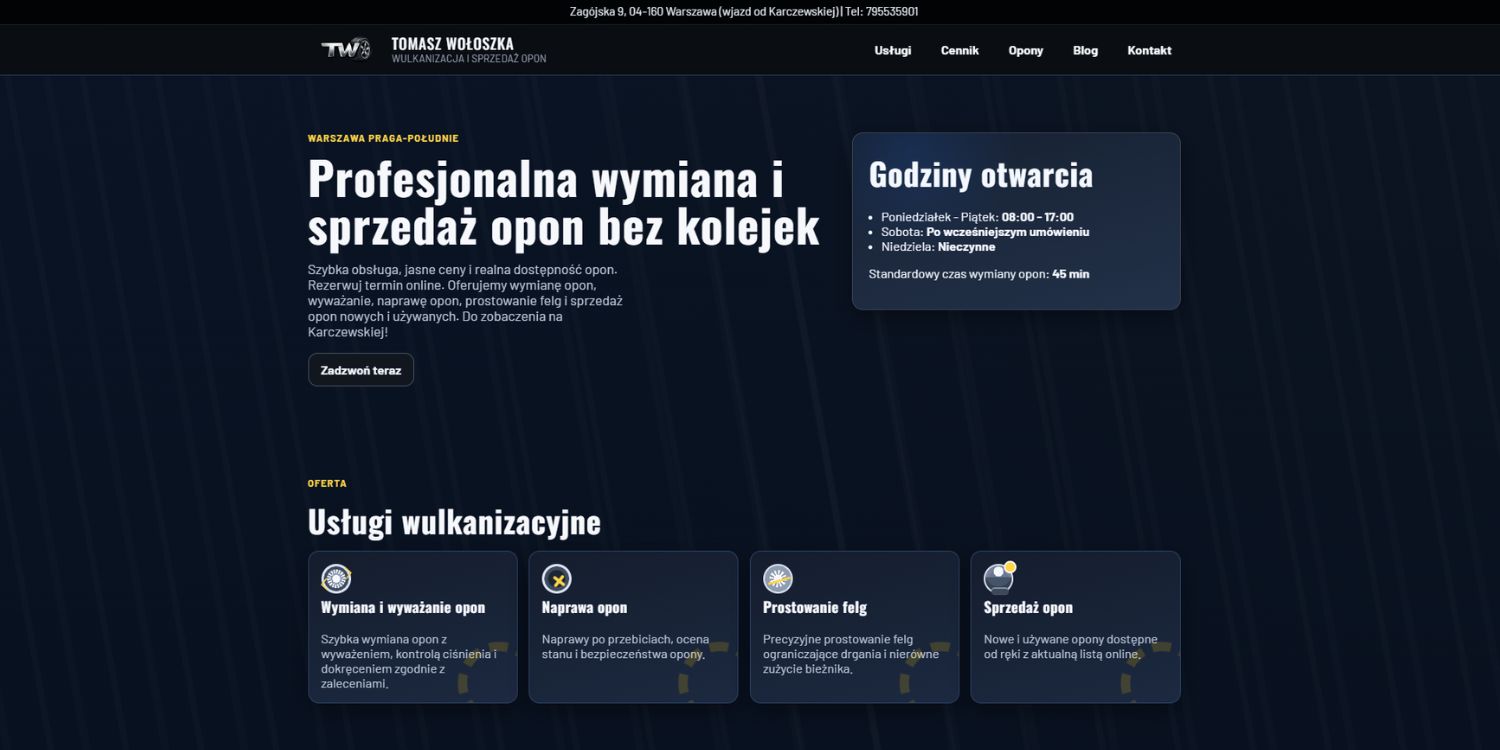 Wulkanizacja Karczewska - serwis i sprzedaż opon